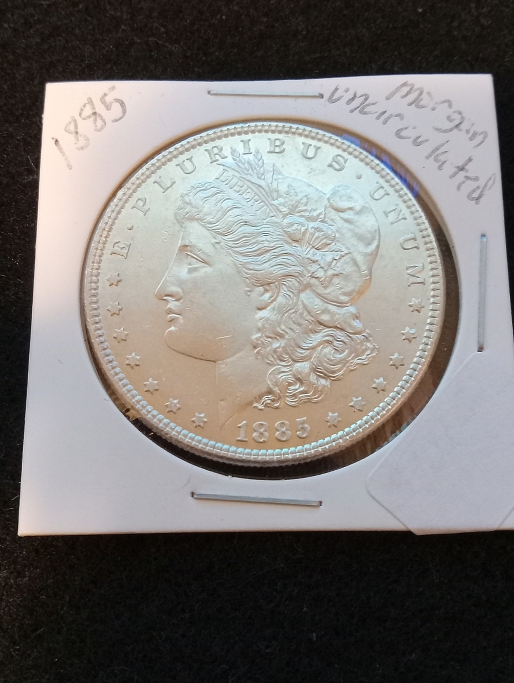 1885 Morgan Silver Dollar - Lustrous Silver Coin